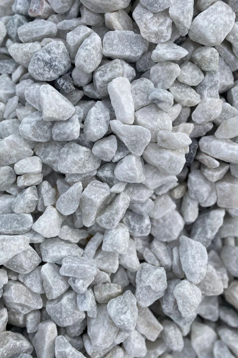 white stone gravel